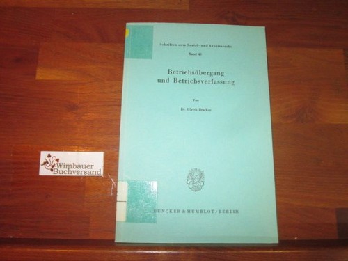 Betriebsübergang und