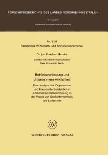 Betriebsverfassung und - betriebsverfassung,