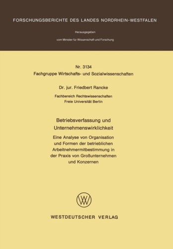 Rancke betriebsverfassung - -,