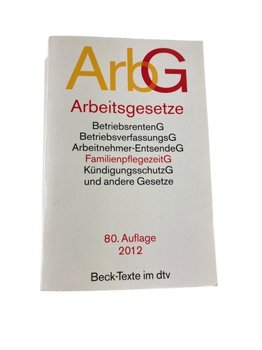 Arbg arbeitsgesetze - arbg,