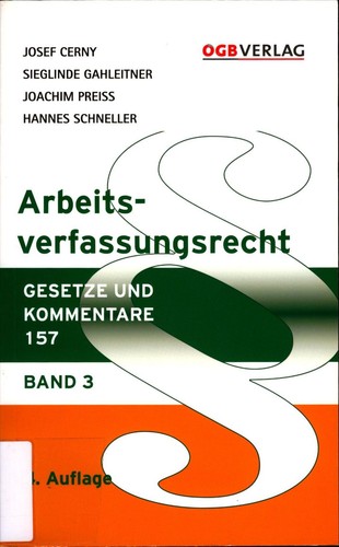 Arbeitsverfassungsrecht band - arbeitsverfassungsrecht,